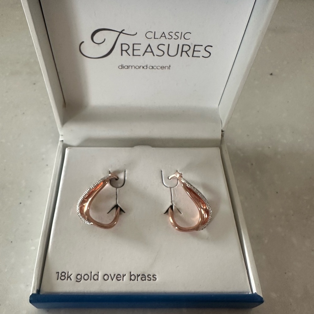 Rose Gold Earrings